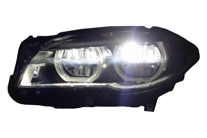 Farurile LED complet adecvat pentru BMW 5 Seria F10 F11 (2011-2013) Angel Eyes (Cod: HLBMF10LED) thumb 11