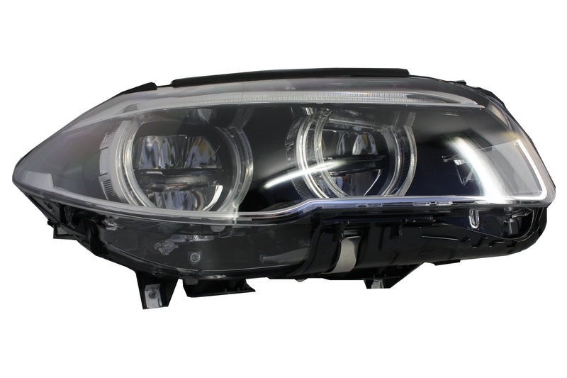 Farurile LED complet adecvat pentru BMW 5 Seria F10 F11 (2011-2013) Angel Eyes (Cod: HLBMF10LED) thumb 3