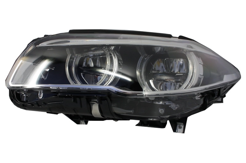 Farurile LED complet adecvat pentru BMW 5 Seria F10 F11 (2011-2013) Angel Eyes (Cod: HLBMF10LED) thumb 4