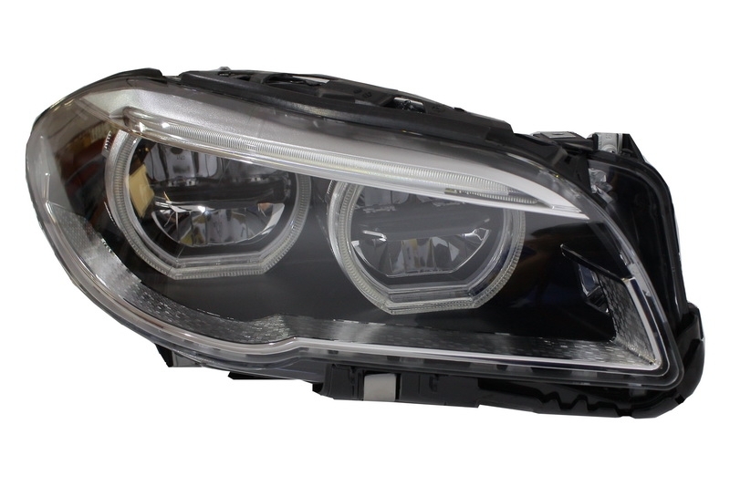 Farurile LED complet adecvat pentru BMW 5 Seria F10 F11 (2011-2013) Angel Eyes (Cod: HLBMF10LED) thumb 7