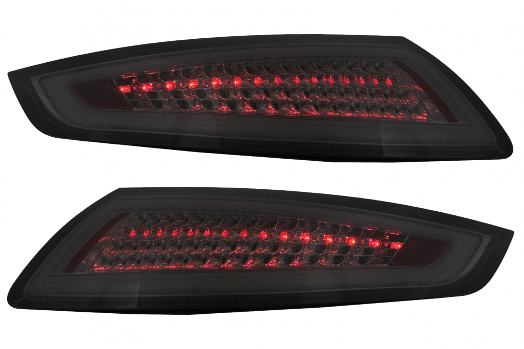 LED-uri Bare din faruri potrivite pentru Porsche 911 997 (2004-2009) Fum cu semnal de întoarcere dinamic (cod: TLPO911S) thumb 6