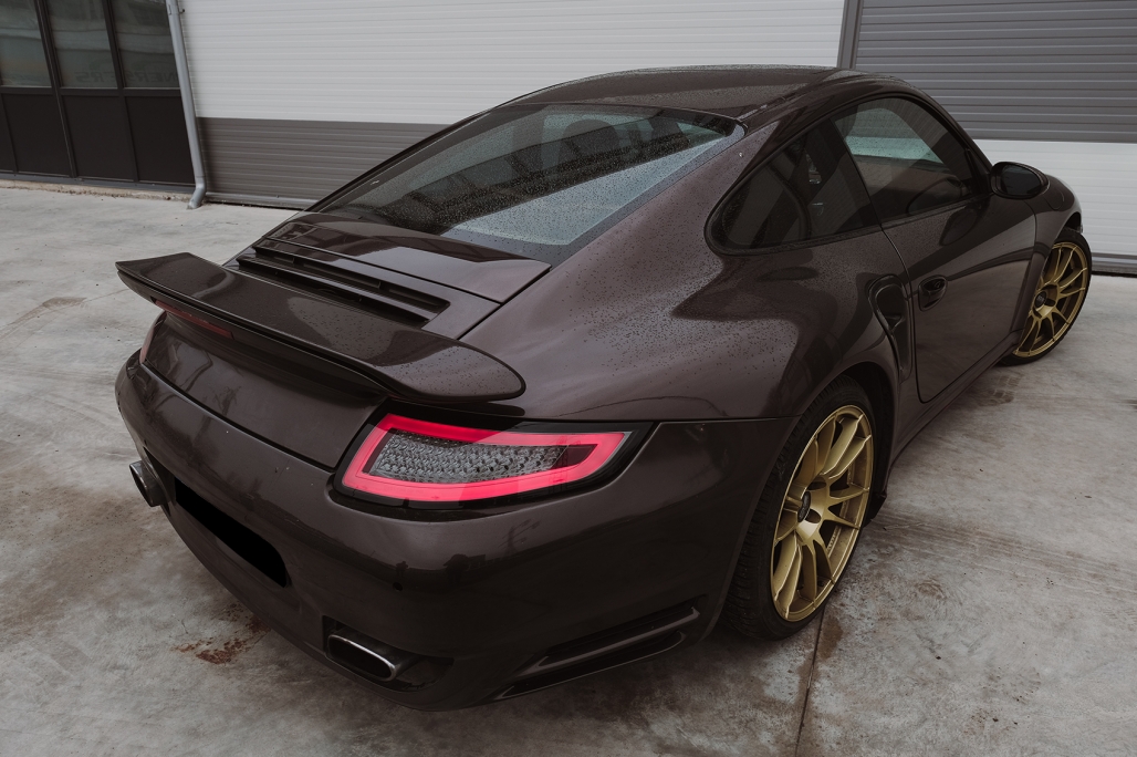 LED-uri Bare din faruri potrivite pentru Porsche 911 997 (2004-2009) Fum cu semnal de întoarcere dinamic (cod: TLPO911S) thumb 21