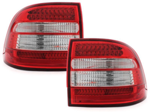 LED-uri din spate adecvate pentru Porsche Cayenne 9PA (2003-2006) Roșu/Cristal (cod: RPO02LRC) thumb 3