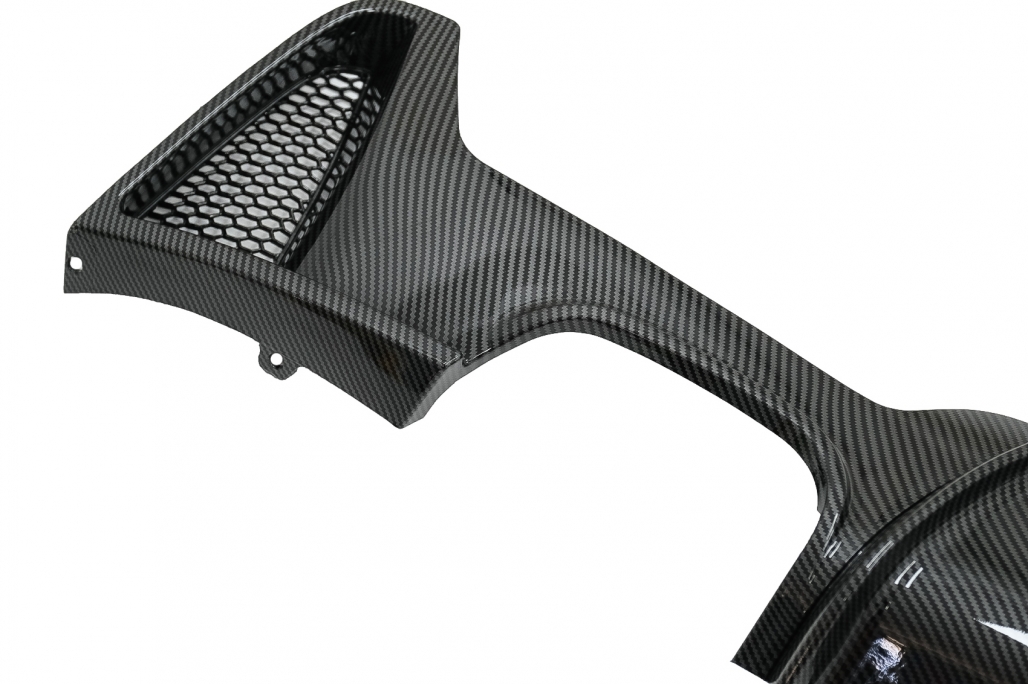 Difuzor de bara de protecție spate Potrivit pentru BMW 4 Series F32 F33 F36 (2013-2019) Coupe Cabrio M Performance Design Film Acoperire de peliculă de carbon Outlet stânga (Cod: RDBMF32MPCF) thumb 6