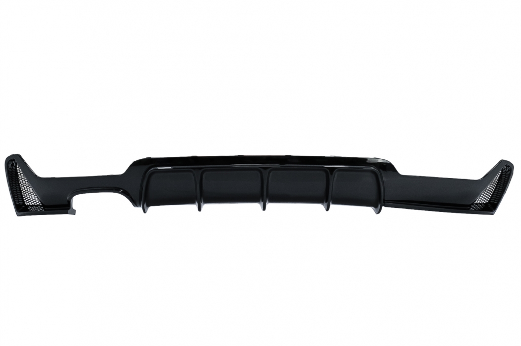 Difuzor de bara de protecție spate Potrivit pentru BMW 4 Series F32 F33 F36 (2013-2019) Coupe Cabrio M Design Stânga Outlet Double Pian Black (cod: RDBMF32MPBBF) (1/14)