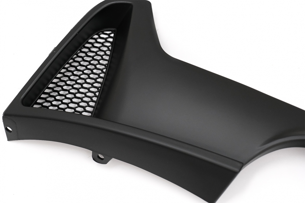 Difuzor de bara din spate adecvat pentru BMW 4 Series F32 F33 F36 (2013-2019) Coupe Cabrio M Design Outlet Twin Single (cod: RDBMF32MPDSOBF) thumb 6