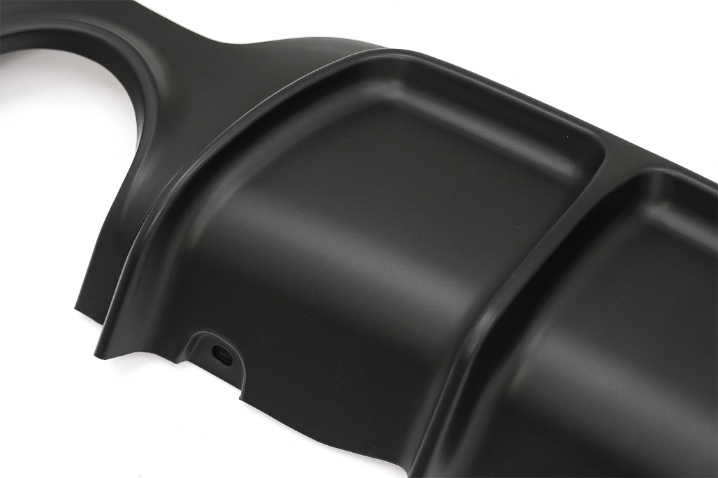 Difuzor de bara din spate adecvat pentru BMW 4 Series F32 F33 F36 (2013-2019) Coupe Cabrio M Design Outlet Twin Single (cod: RDBMF32MPDSOBF) thumb 7