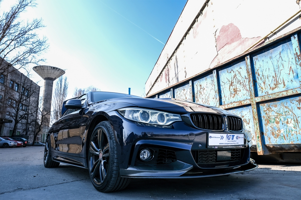 Fuste laterale Extensii de buze adecvate pentru BMW 4 Seria F32 Coupe F33 Cabrio F36 Gran Coupe M Sport Design Add-on (cod: SSLBMF32MPBF) thumb 6