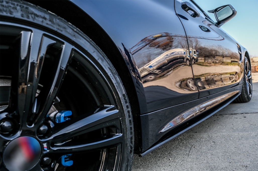 Fuste laterale Extensii de buze adecvate pentru BMW 4 Seria F32 Coupe F33 Cabrio F36 Gran Coupe M Sport Design Add-on (cod: SSLBMF32MPBF) thumb 7