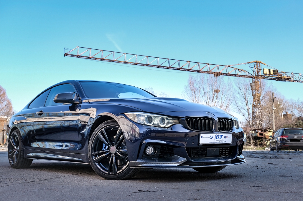 Fuste laterale Extensii de buze adecvate pentru BMW 4 Seria F32 Coupe F33 Cabrio F36 Gran Coupe M Sport Design Add-on (cod: SSLBMF32MPBF) thumb 8