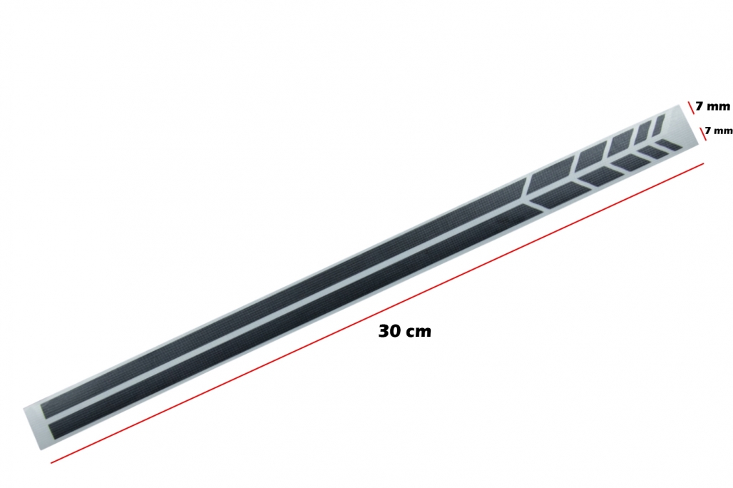 Sticker Mirror Negru Matte pentru Mercedes Coupe C238 A B C E S Clasa CLA GLA CLS GLK W246 W204 W176 W117 W212 W207 W218 X156 X204 W221 (Cod: Stickermirrormb) thumb 2