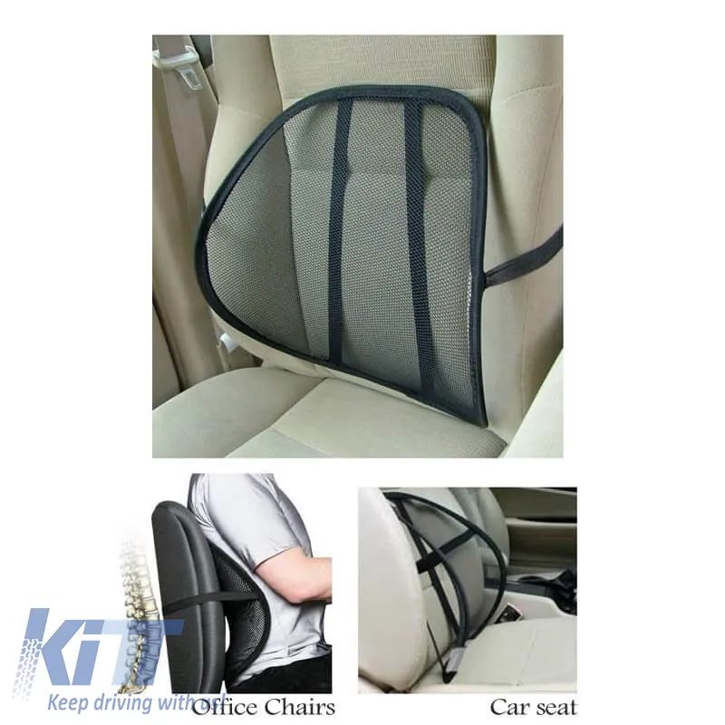 Back Support Anatomic / Orthopedic Cushion Guard 39.5 x 37.5cm Black 1 Pc 0541
