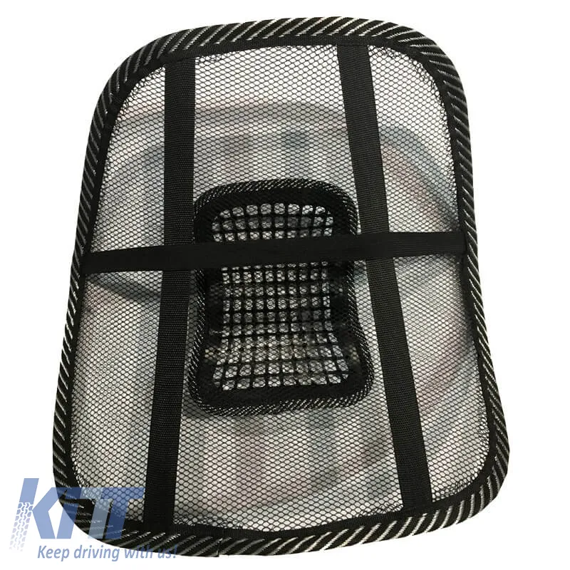 Back Support Anatomic / Orthopedic Cushion Guard 39.5 x 37.5cm Black 1 Pc 0542