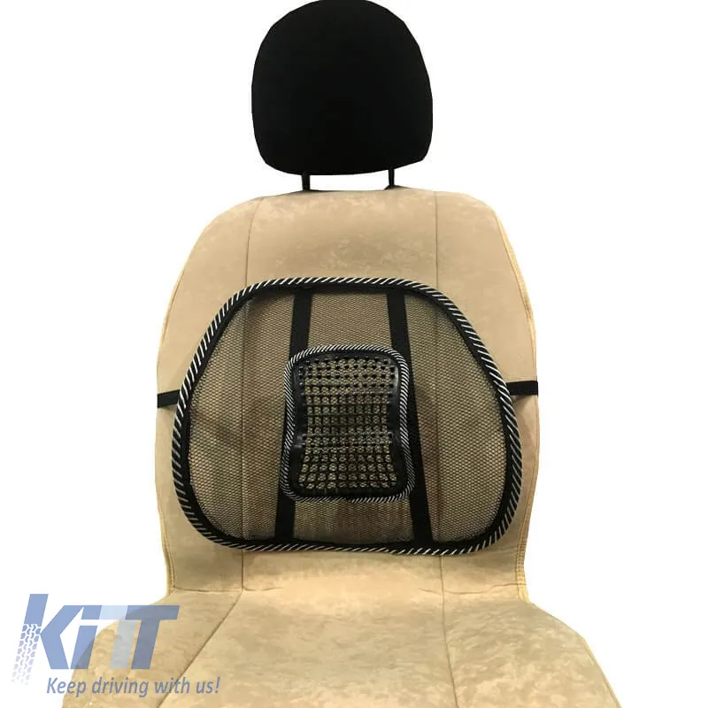 Back Support Anatomic / Orthopedic Cushion Guard 39.5 x 37.5cm Black 1 Pc 0542