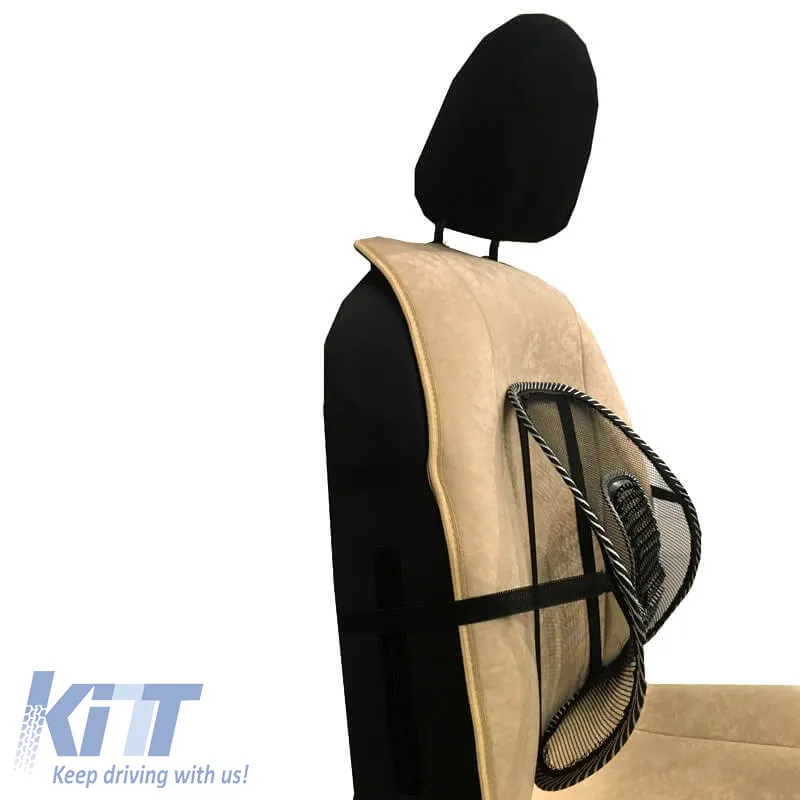 Back Support Anatomic / Orthopedic Cushion Guard 39.5 x 37.5cm Black 1 Pc 0542