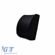 image-6-Back Support Anatomic / Orthopedic Cushion Memory Foam 182735 32x31cm Black 1 pc
