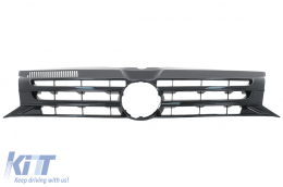 Badgeless Front Debadged Grille suitable for VW T5.1 Facelift Transporter (2010-2015) Black