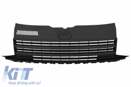 Badgeless Front Debadged Grille suitable for VW T6 Bus Transporter (2015-2019) Matte Black