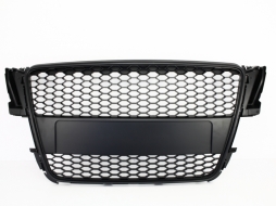 Badgeless Front Grille suitable for Audi A5 8T (2007-2011) RS Design Matte Black