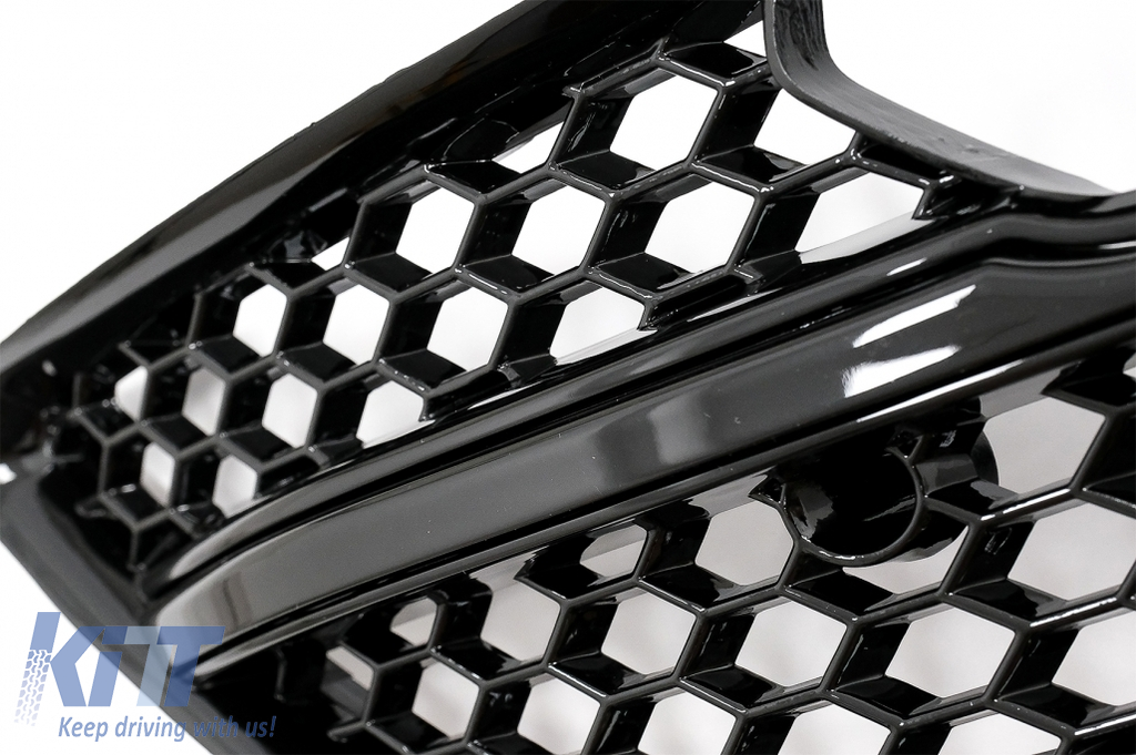 Badgeless Front Grille with Fog Lamp Covers Side Grilles suitable for