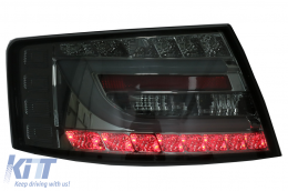 BARRA LED Luces traseras para Audi A6 C6 4F Sedan 04.2004-2008 6-PIN Humo-image-6084942