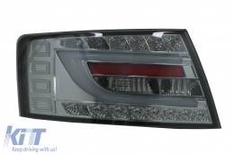 BARRA LED Luci posteriori per Audi A6 C6 4F Berlina 04.2004-2008 6-PIN Fumo-image-6084939