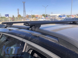 Barras de techo de aluminio aerodinámicas adecuadas para Farad 110 negras-image-6129316