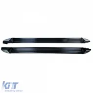 Barres de protection latérales en aluminium argent noir adaptées pour VW Amarok 2010-2022-image-6210475