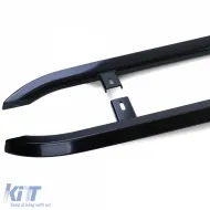Barres latérales en acier inoxydable noires adaptées pour VW T5 T6 T6.1 à empattement court-image-6198417
