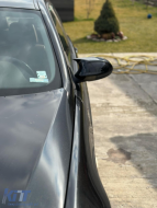 Batman design mirror caps suitable for BMW 3 Series E90 2004-2008 - black piano lacquer-image-6260558