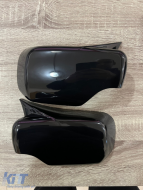 Batman design mirror caps suitable for BMW 5 Series E39 1995-2003 - black piano lacquer-image-6260566