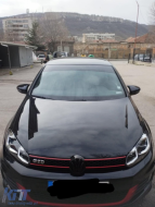 Batman design mirror caps suitable for VW GOLF 6 - black piano lacquer-image-6260611