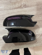 Batman design mirror covers suitable for AUDI A3 8P - 3 doors 2004-2007 - black piano lacquer-image-6260526
