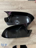 Batman design mirror covers suitable for AUDI A3 8P - 3 doors 2004-2007 - black piano lacquer-image-6260528