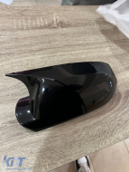 Batman design mirror covers suitable for AUDI A3 8P - 3 doors 2004-2007 - black piano lacquer-image-6260529