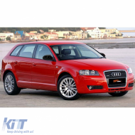 image-66-Batman design mirror covers suitable for AUDI A3 8P - 5 doors 2008-2012 - black piano lacquer