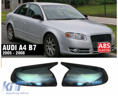 image-68-Batman design mirror covers suitable for AUDI A4 B7 2004-2007 - black piano lacquer