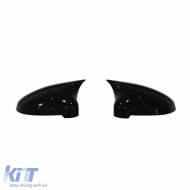 Batman design mirror covers suitable for Audi A5 2016-2021 black piano lacquer-image-6261027