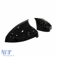 Batman design mirror covers suitable for Audi A5 2016-2021 black piano lacquer-image-6261028
