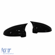 Batman design mirror covers suitable for Audi A5 2016-2021 black piano lacquer-image-6261029