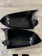Batman design mirror covers suitable for AUDI A6 C6 2004-2011 - black piano lacquer-image-6260543