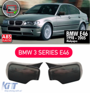 image-72-Batman design mirror covers suitable for BMW 3 Series E46 1998-2005 - black piano lacquer
