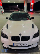 Batman design mirror covers suitable for BMW 5 Series E60 2003-2010 - black piano lacquer-image-6260576