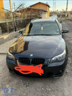 Batman design mirror covers suitable for BMW 5 Series E60 2003-2010 - black piano lacquer-image-6260577