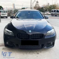 Batman design mirror covers suitable for BMW 5 Series F10 2010-2013 - black piano lacquer-image-6261659