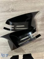 Batman design mirror covers suitable for Mercedes C class W204 2007-2014 - black piano lacquer-image-6260583