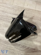 Batman design mirror covers suitable for Mercedes E class W212 2009-2016 - black piano lacquer-image-6260588