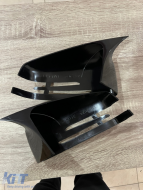 Batman design mirror covers suitable for Mercedes E class W212 2009-2016 - black piano lacquer-image-6260589