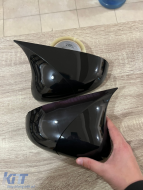 Batman design mirror covers suitable for SEAT LEON 2005-2008 - black piano lacquer-image-6260593