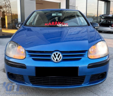 Batman design mirror covers suitable for VW GOLF 5 - black piano lacquer-image-6260606